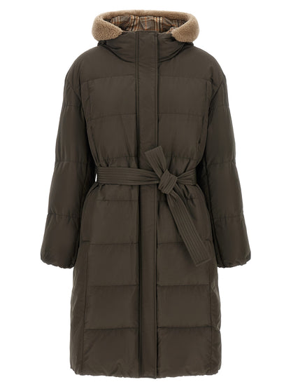 Brunello Cucinelli Bicolor Cotton Coat