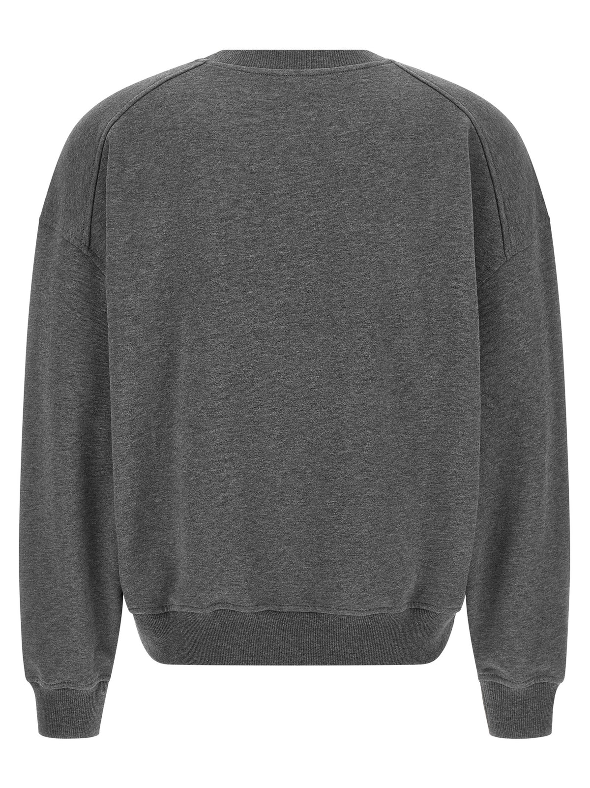 Sweat-shirt en coton gris Brunello Cucinelli