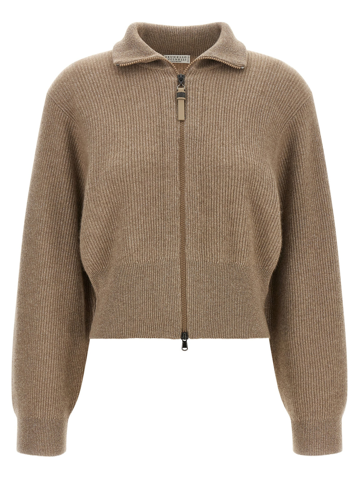 Brunello Cucinelli Cardigan en Cachemire Marron