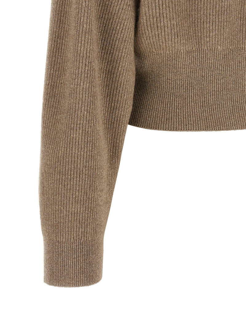 Brunello Cucinelli Cardigan en Cachemire Marron