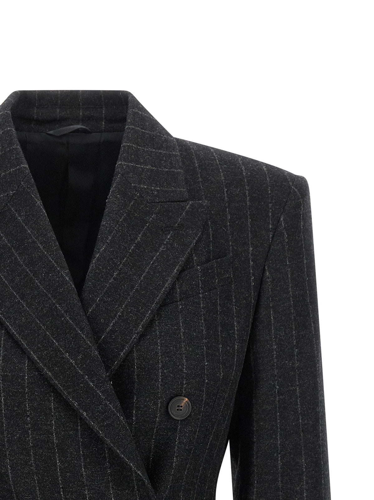 Veston Brunello Cucinelli en laine vierge grise