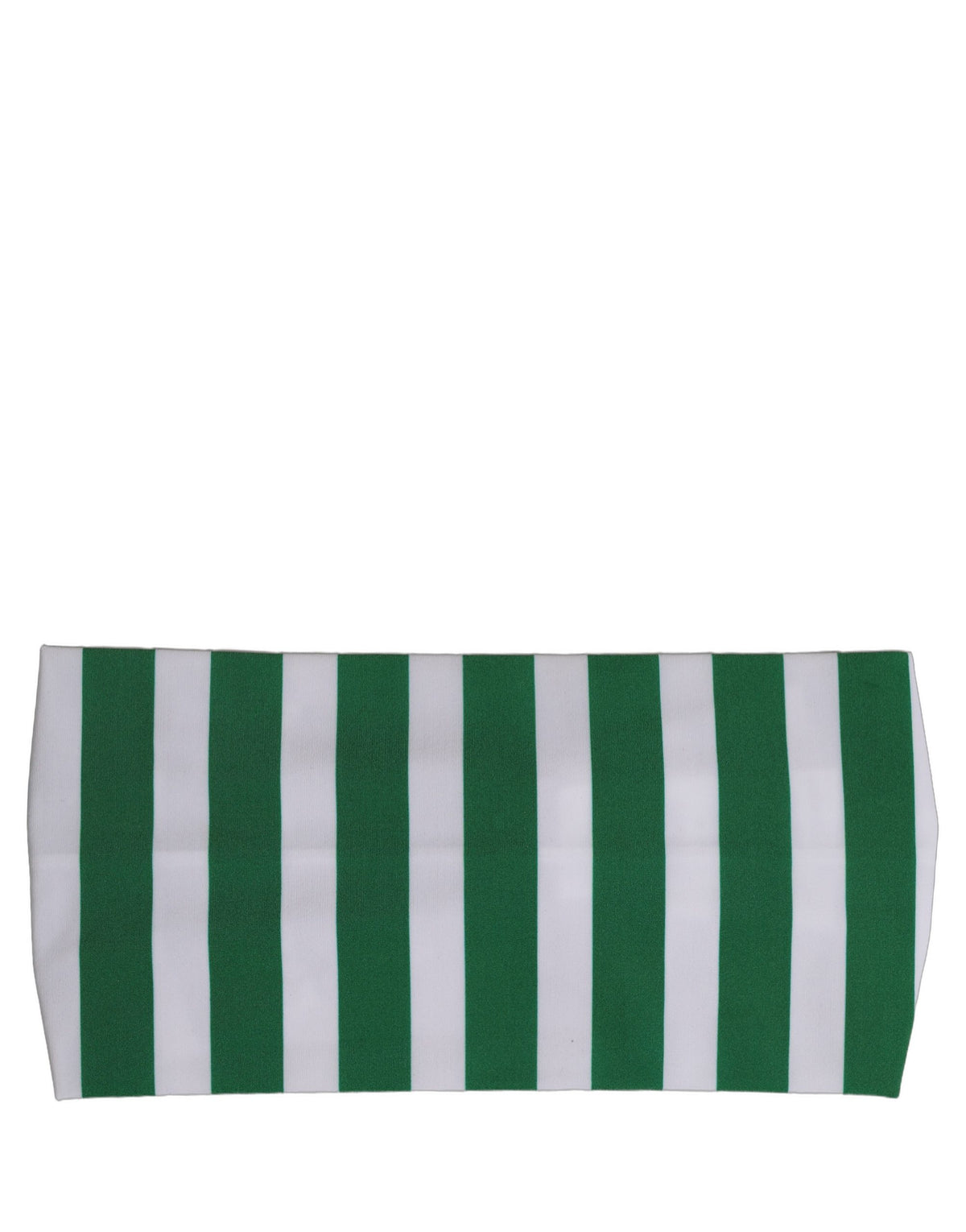 Bandeau Dolce & Gabbana en nylon rayé vert et blanc taille unique