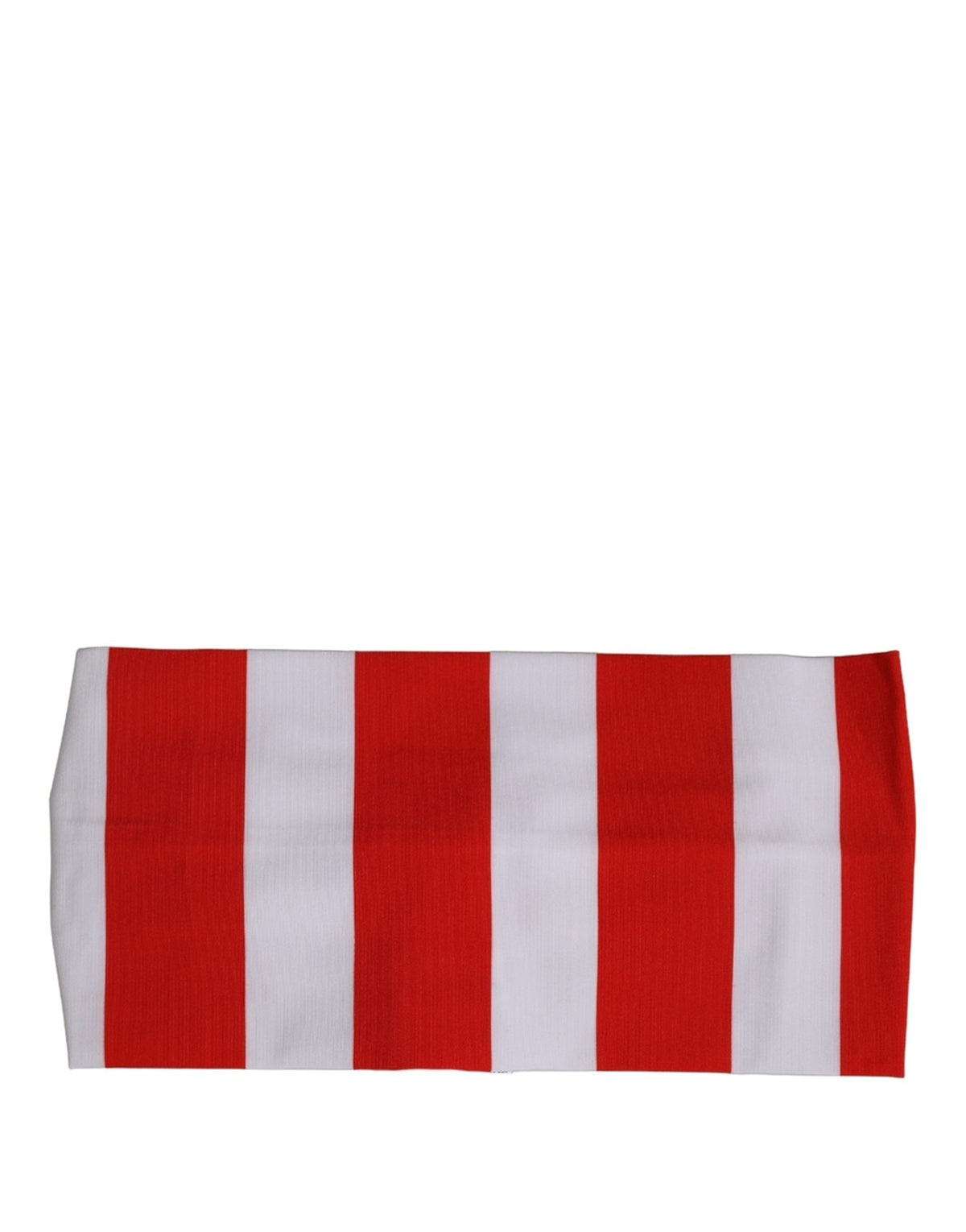 Bandeau Dolce & Gabbana en nylon rayé rouge et blanc taille unique