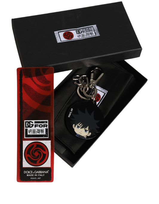 Porte-clés en métal Dolce & Gabbana noir Fushiguro Megumi