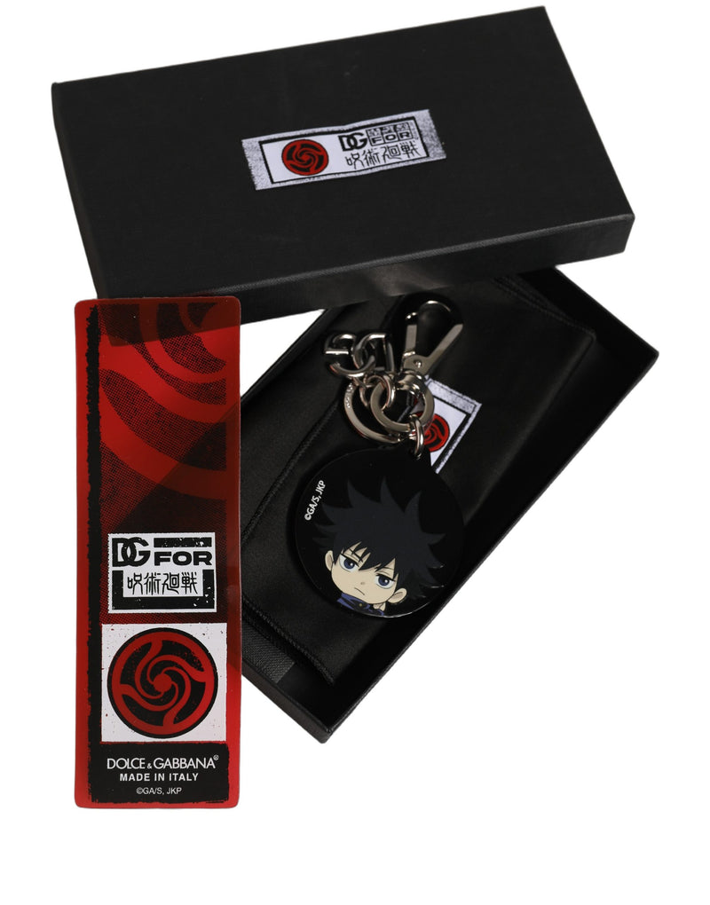 Porte-clés en métal Dolce & Gabbana noir Fushiguro Megumi