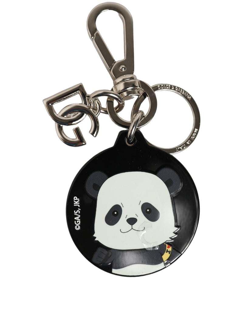Porte-clés en métal Dolce & Gabbana noir Kaisen Panda Chibi