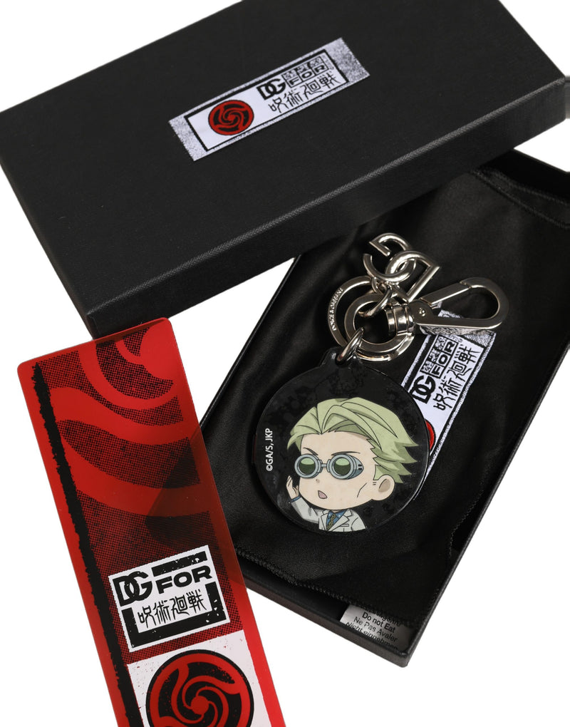 Porte-clés en métal Dolce & Gabbana noir Kaisen Kento Nanami