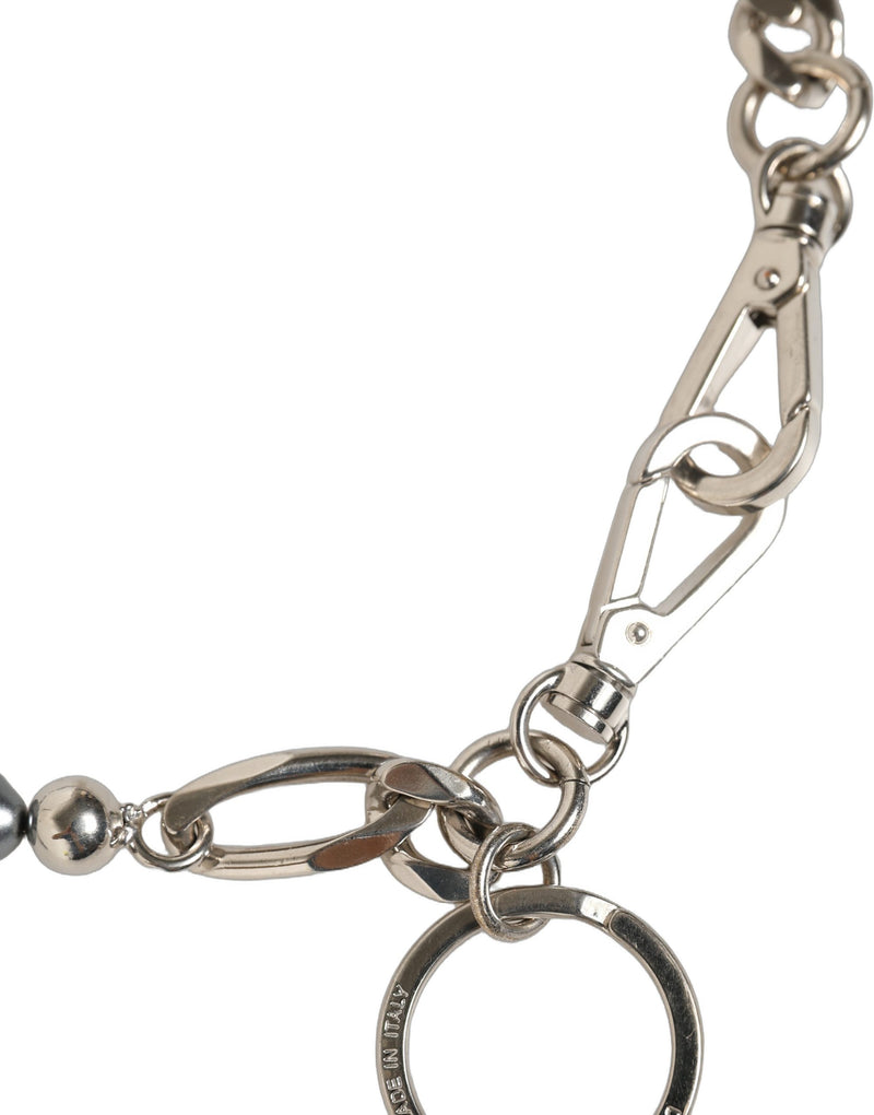Collier Pendentif Signature DG Logo Chaîne Argentée Dolce & Gabbana