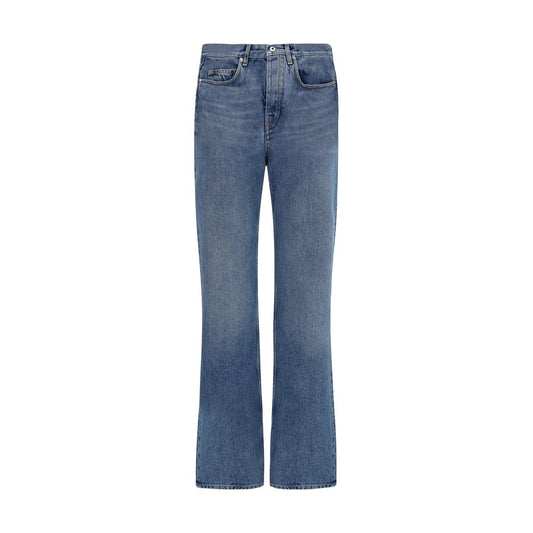 Jean droit Off-White en coton bleu