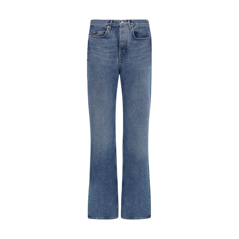 Jean droit Off-White en coton bleu