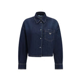 Prada Blue Cotton Denim Jacket