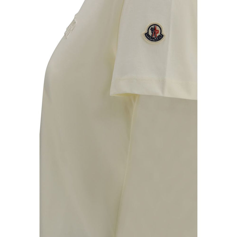 T-shirt Moncler beige en coton