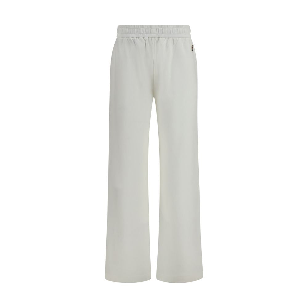 Moncler Pantalon décontracté en coton blanc