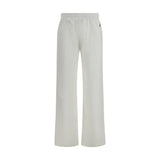 Moncler Pantalon décontracté en coton blanc