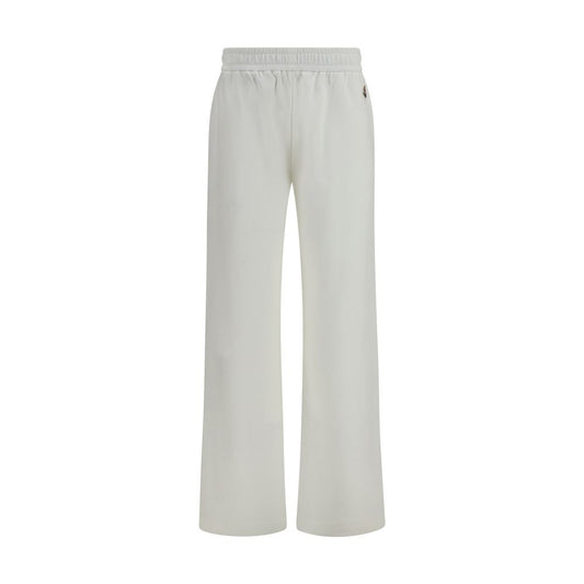 Moncler Pantalon décontracté en coton blanc