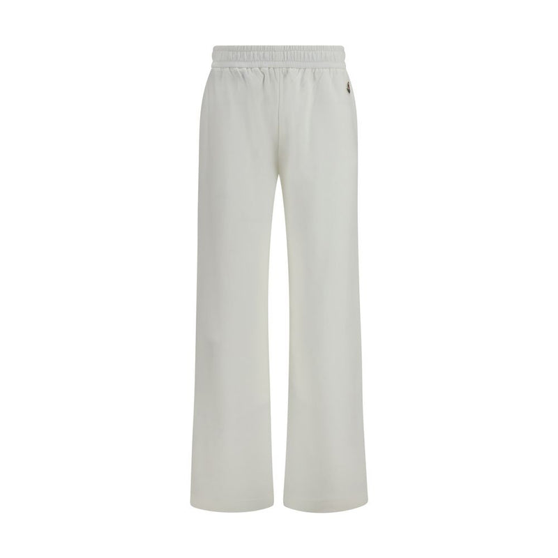 Moncler Pantalon décontracté en coton blanc
