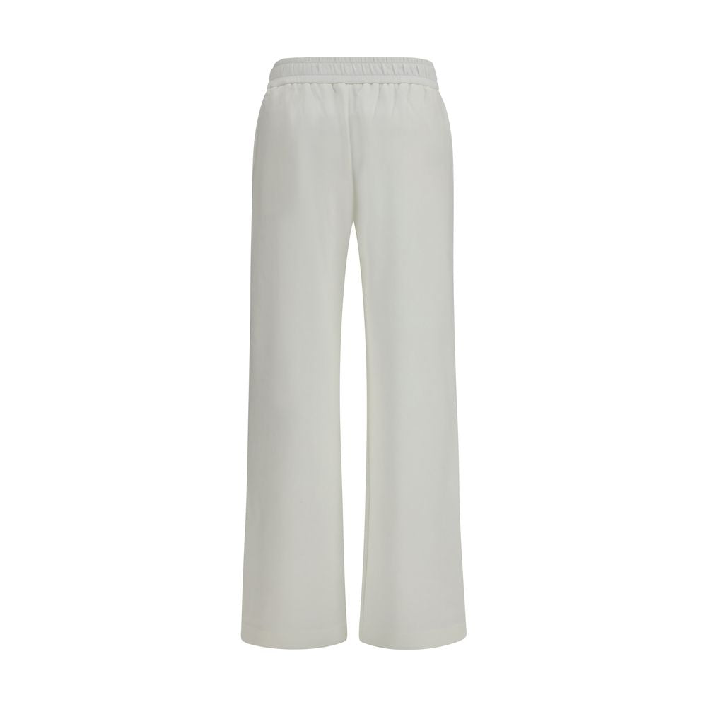 Moncler Pantalon décontracté en coton blanc