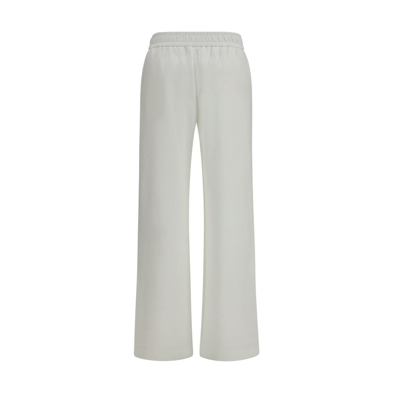 Moncler Pantalon décontracté en coton blanc
