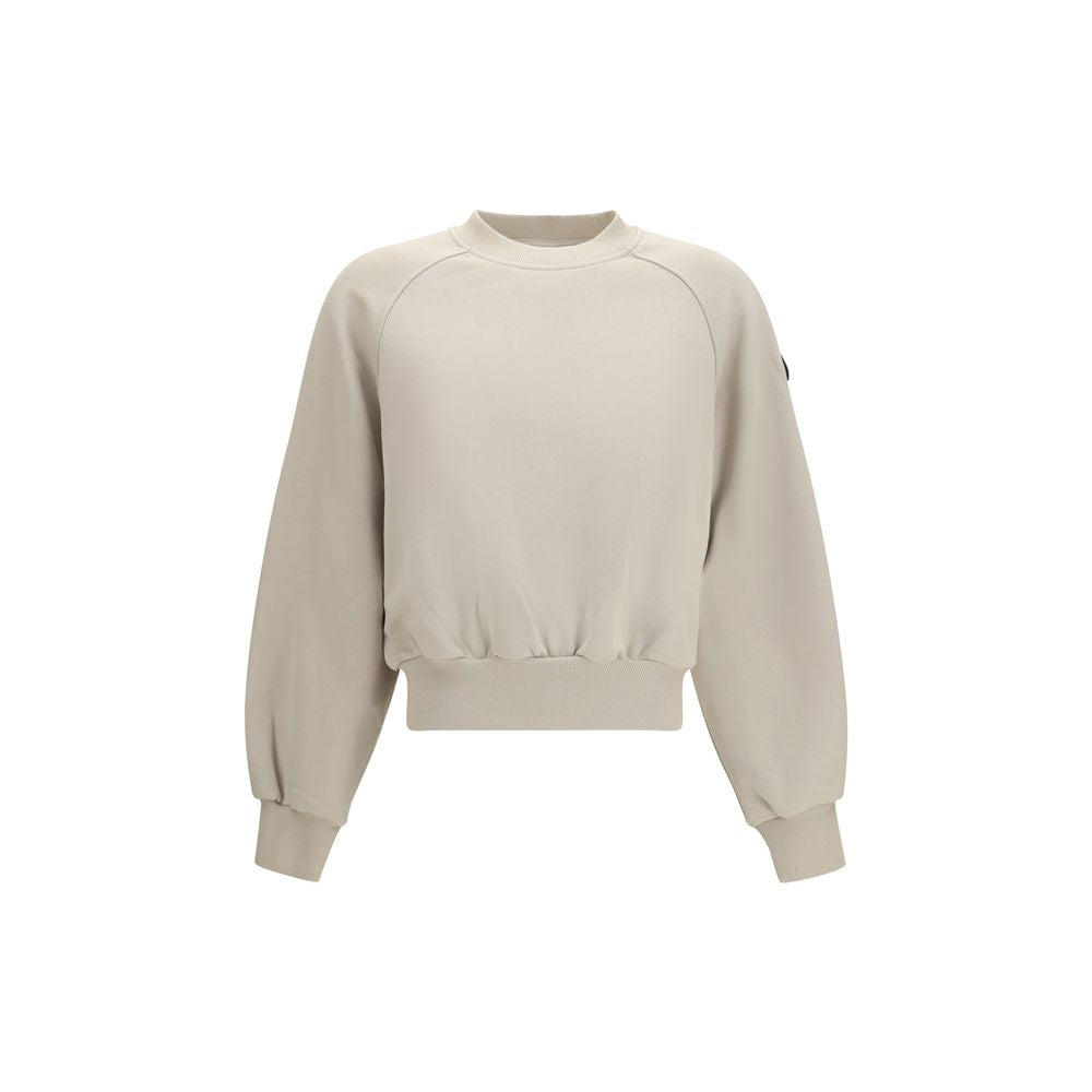 Sweat-shirt en coton beige Moose Knuckles