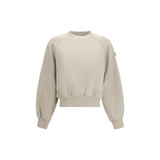Sweat-shirt en coton beige Moose Knuckles