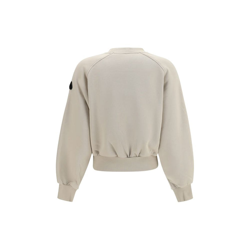Sweat-shirt en coton beige Moose Knuckles