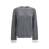 Sweat-shirt Prada en laine grise Oves Aries