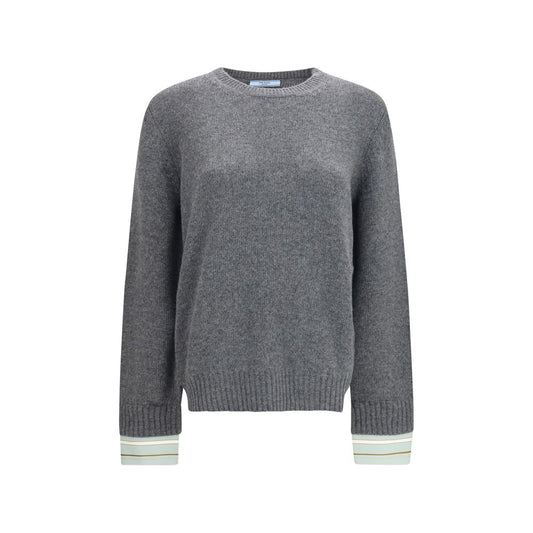 Sweat-shirt Prada en laine grise Oves Aries