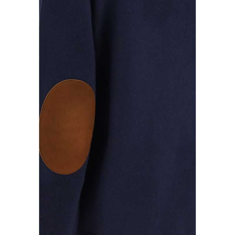 Sweat-shirt Prada en laine bleue Oves Aries
