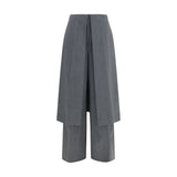 Le dernier pantalon de ville gris en polyester
