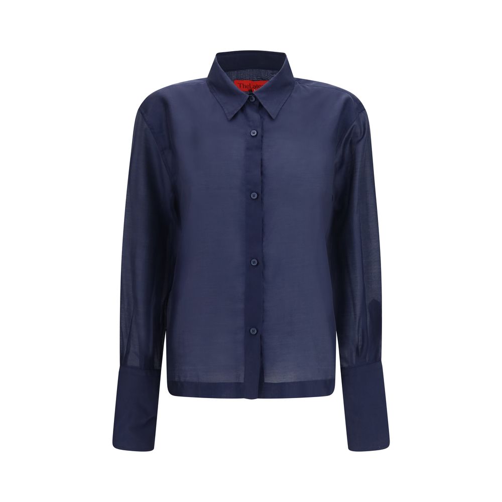 La chemise habillée la plus récente en laine bleue Oves Aries