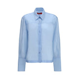 La chemise habillée la plus récente en laine bleue Oves Aries