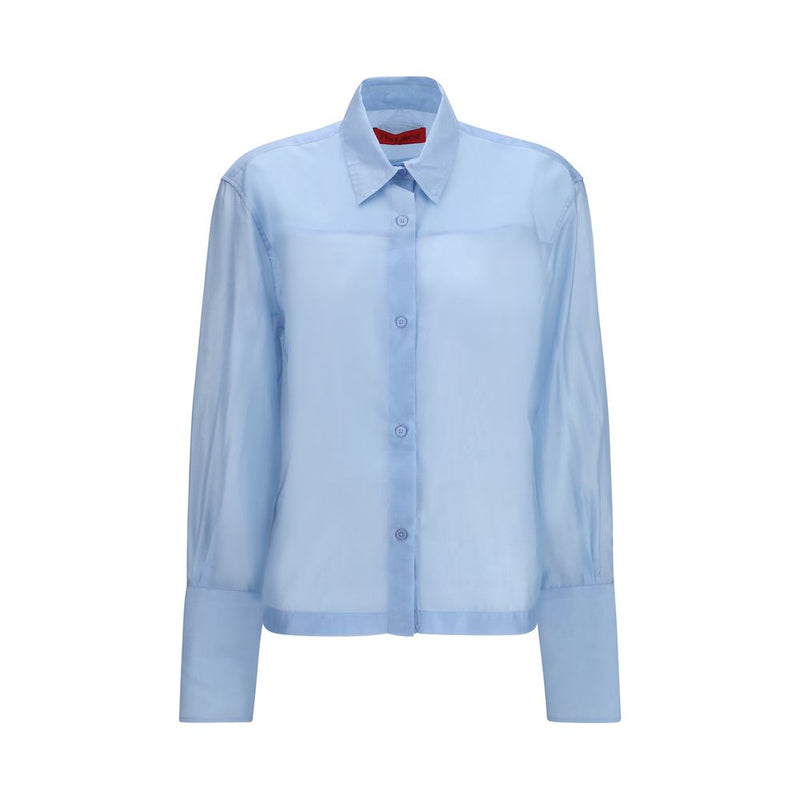 La chemise habillée la plus récente en laine bleue Oves Aries