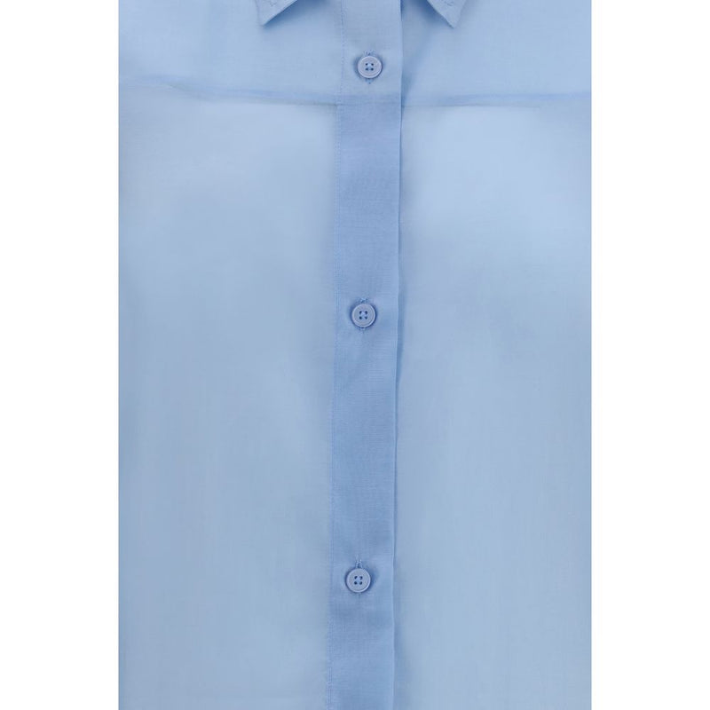 La chemise habillée la plus récente en laine bleue Oves Aries