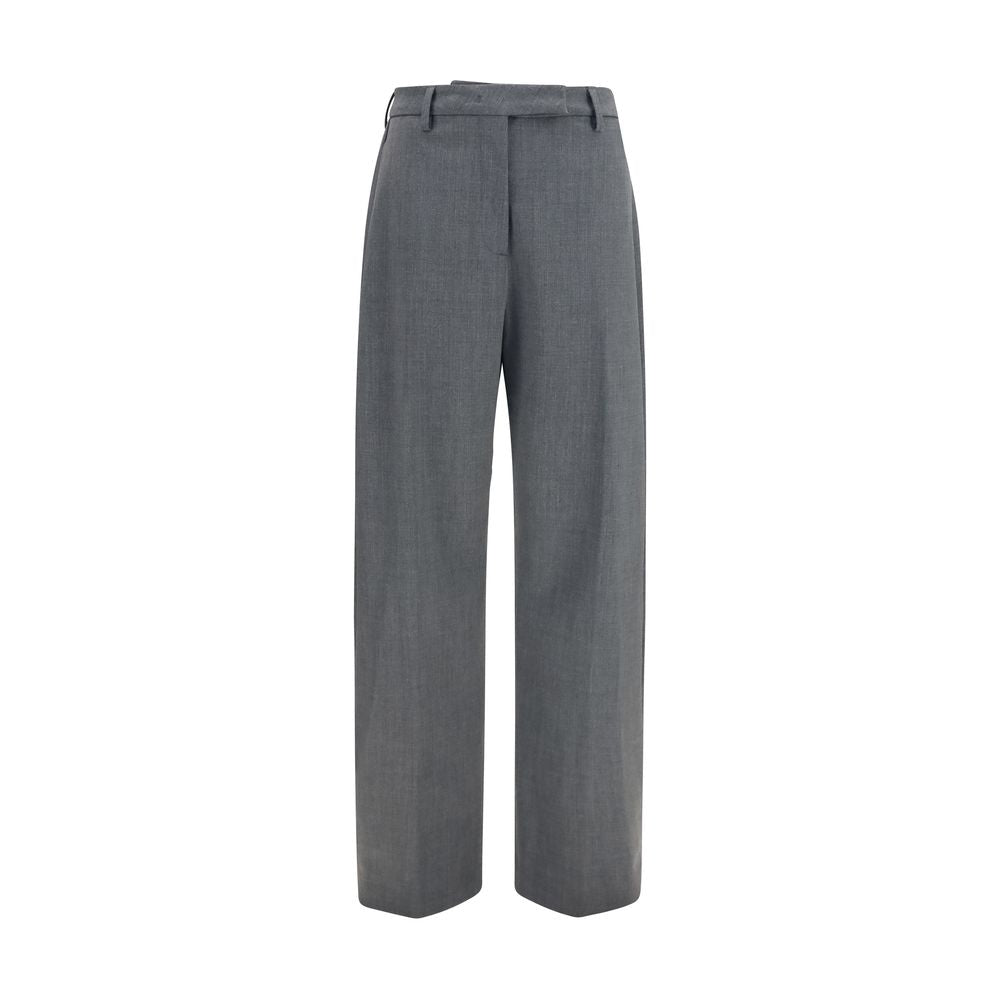 Le dernier pantalon de ville gris en polyester