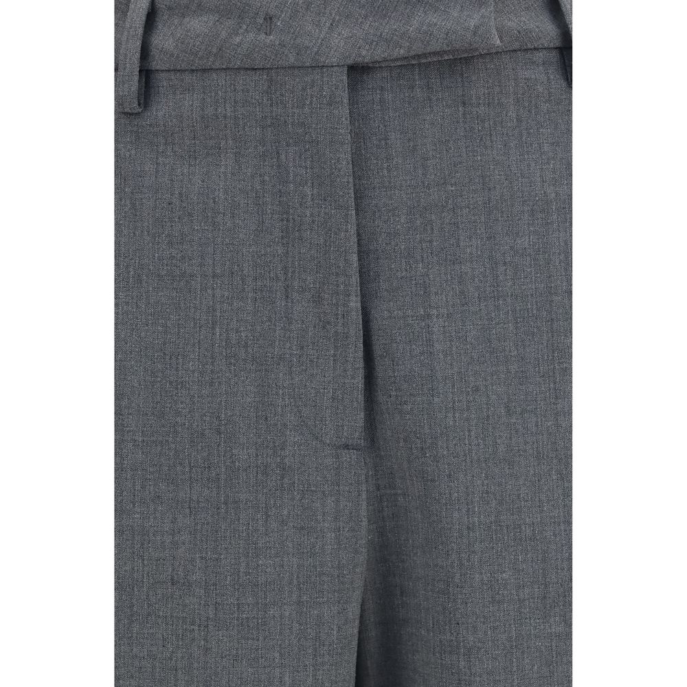 Le dernier pantalon de ville gris en polyester