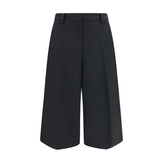 Pantalon décontracté noir en polyester, dernier cri