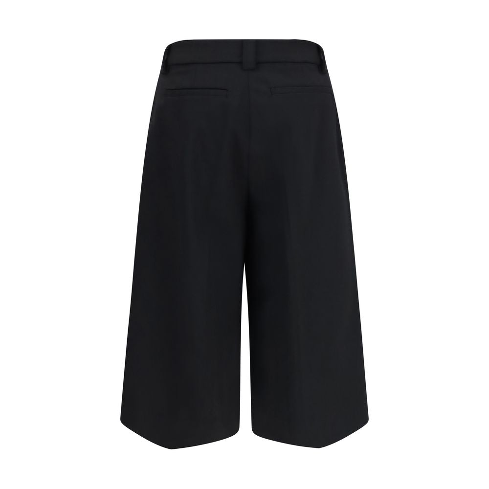 Pantalon décontracté noir en polyester, dernier cri