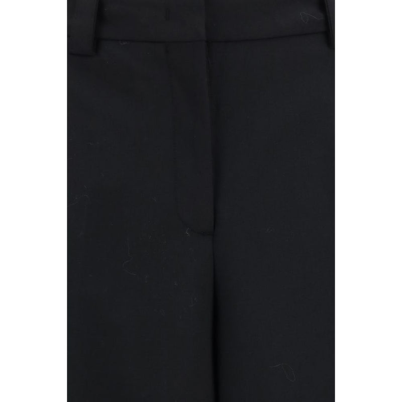 Pantalon décontracté noir en polyester, dernier cri