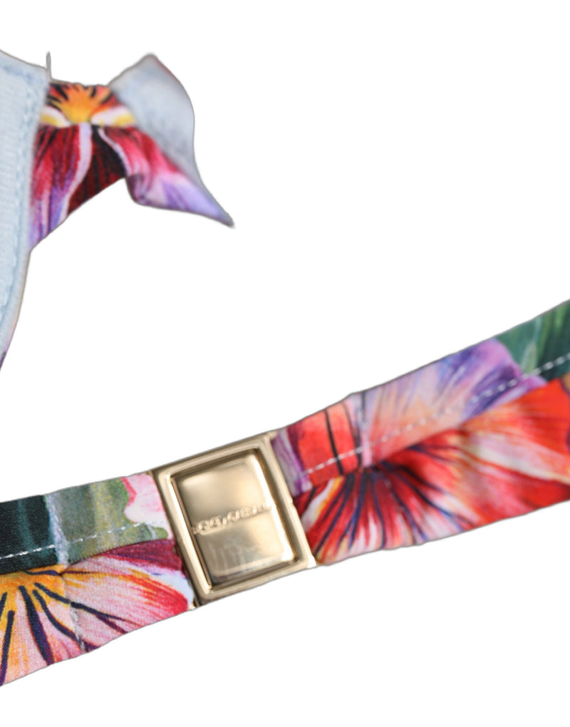 Haut de bikini Dolce & Gabbana multicolore à imprimé floral