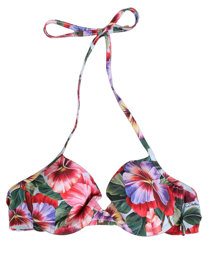 Haut de bikini Dolce & Gabbana multicolore à imprimé floral