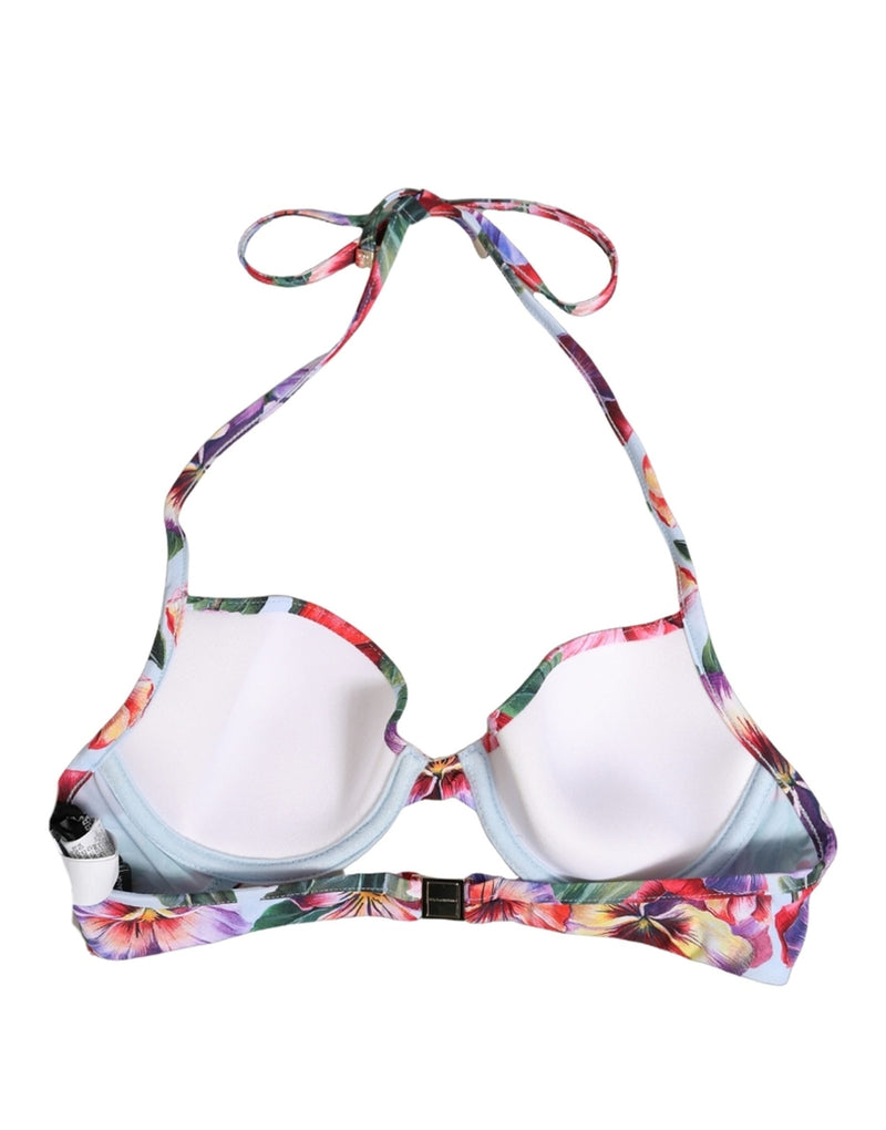 Haut de bikini Dolce & Gabbana multicolore à imprimé floral