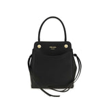 Sac bandoulière Prada Bos Taurus en cuir de veau noir