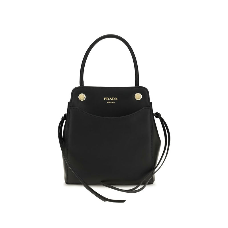 Sac bandoulière Prada Bos Taurus en cuir de veau noir