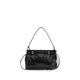 Sac à main Prada Bos Taurus en cuir de veau noir