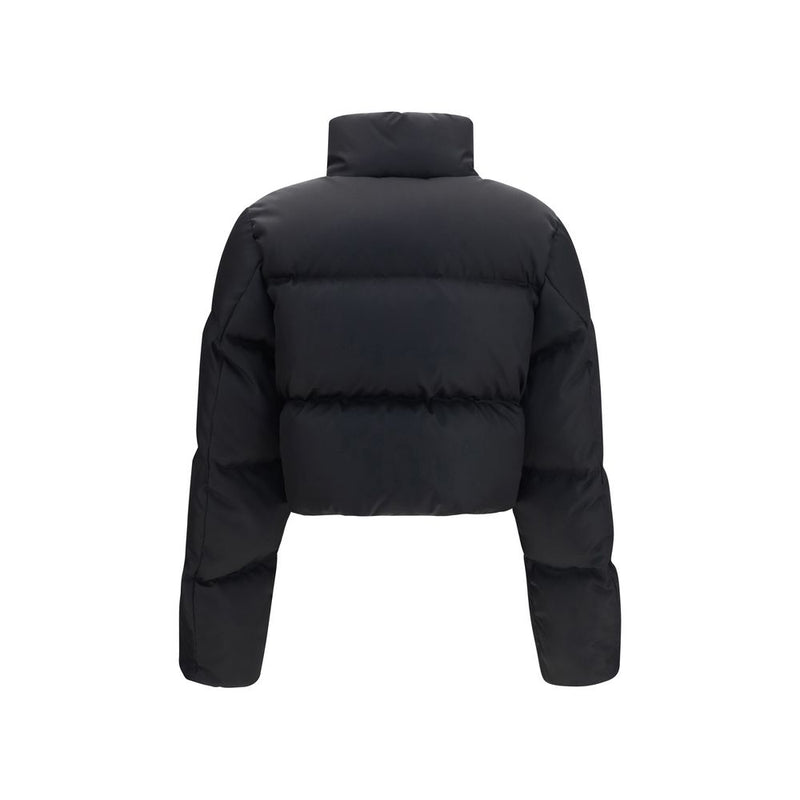 Doudoune longue Prada en duvet d'oie noir