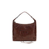Sac bandoulière Balenciaga en agneau Bordeaux (Ovis Aries Aries)