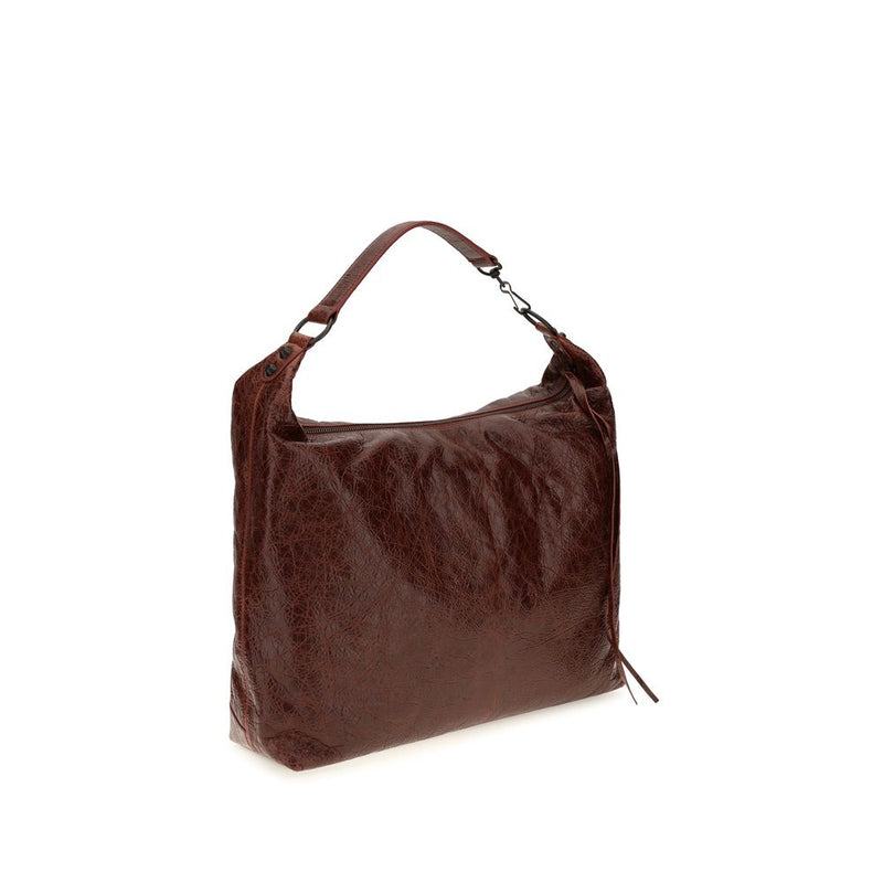 Sac bandoulière Balenciaga en agneau Bordeaux (Ovis Aries Aries)