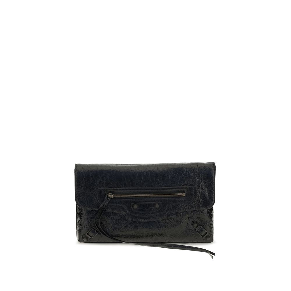 Balenciaga Sac Pochette Noir Agneau Ovis Aries Aries