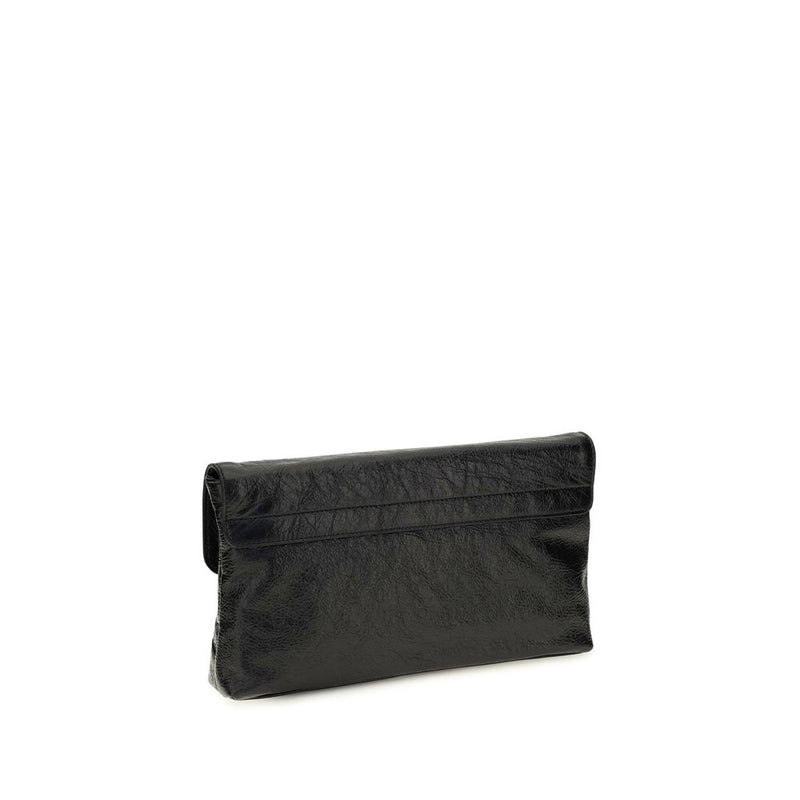Balenciaga Sac Pochette Noir Agneau Ovis Aries Aries