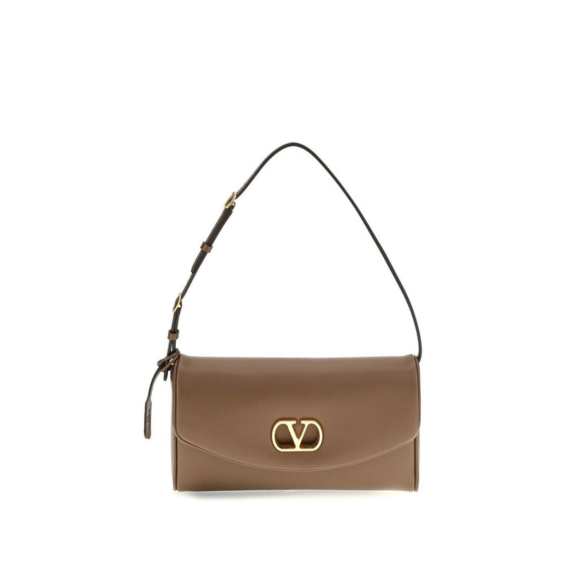 Sac bandoulière Valentino Garavani Bos Taurus en cuir de veau marron